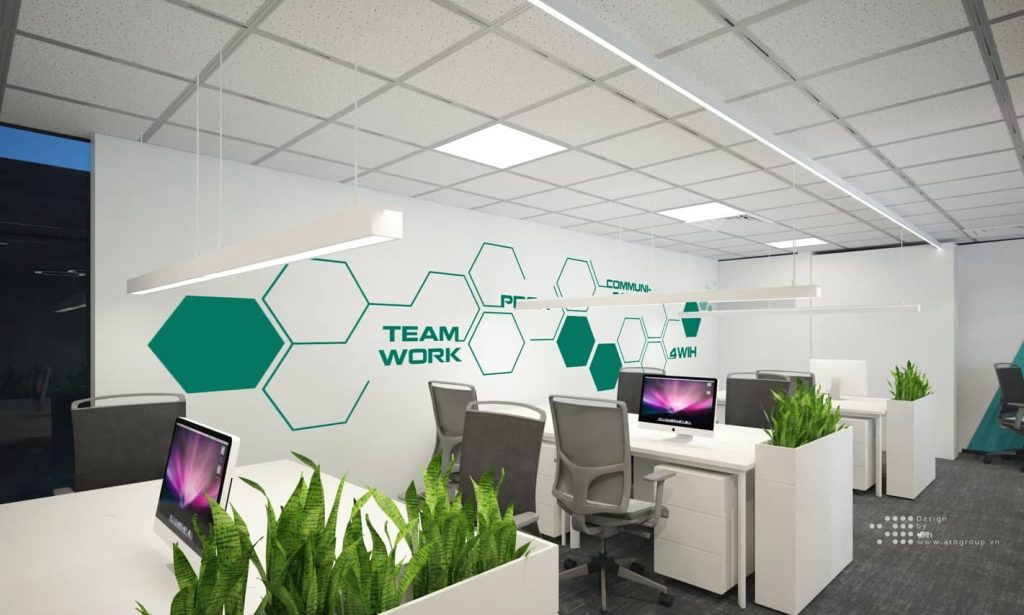 Khu vực làm việc văn phòng Biga Group