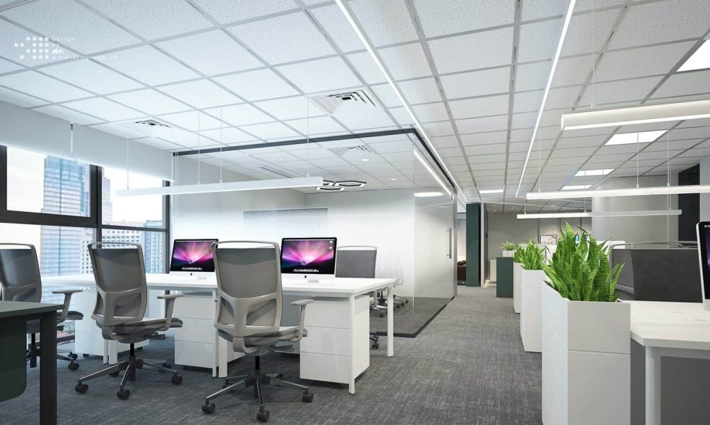 Khu vực làm việc văn phòng Biga Group