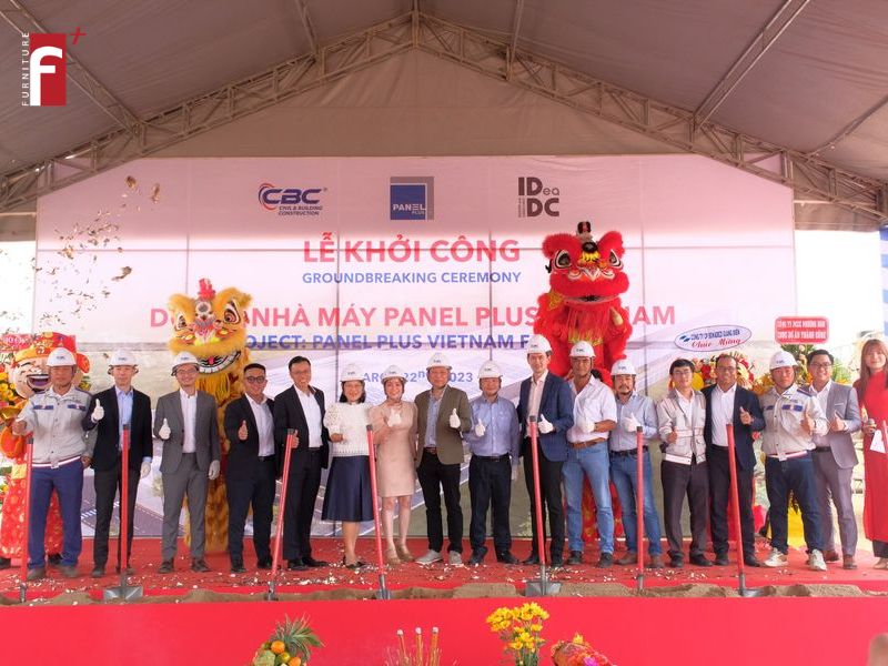 lễ khởi công dự án nhà máy Panel Plus Việt Nam