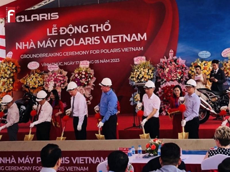 lễ khởi công nhà máy Polaris Việt Nam