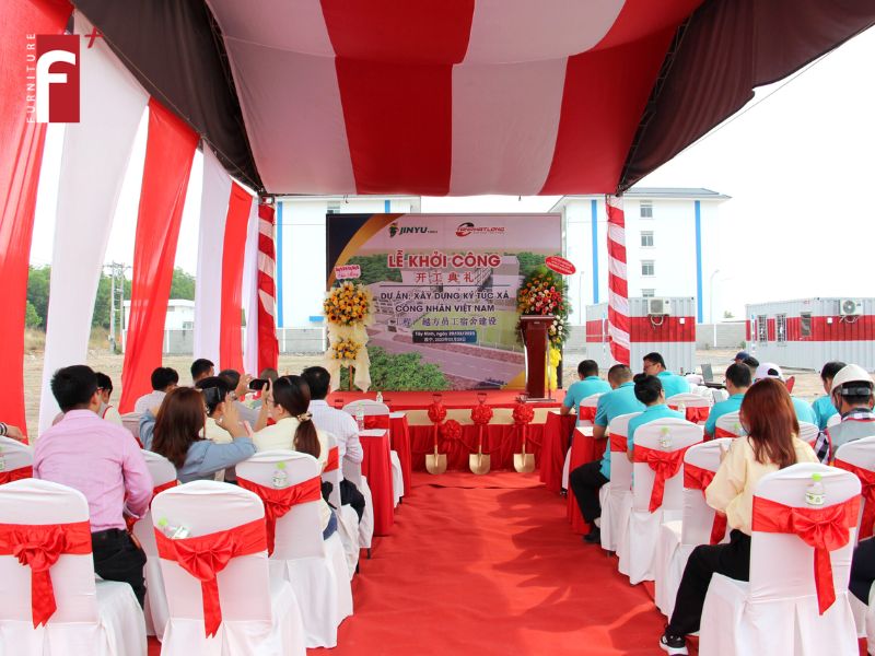 Hình ảnh lễ khởi công dự án ký túc xá công nhân Việt Nam 