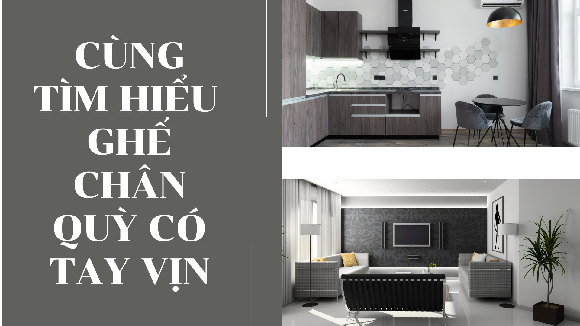 Tất tần tật về ghế chân quỳ có tay vịn - Nội thất F+
