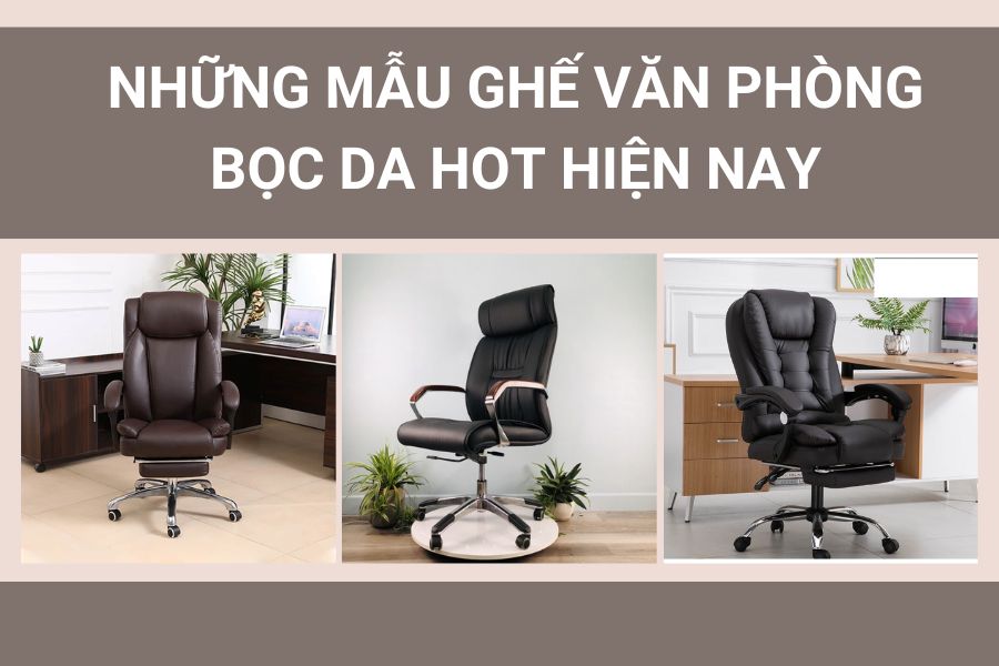 Ghế văn phòng bọc da